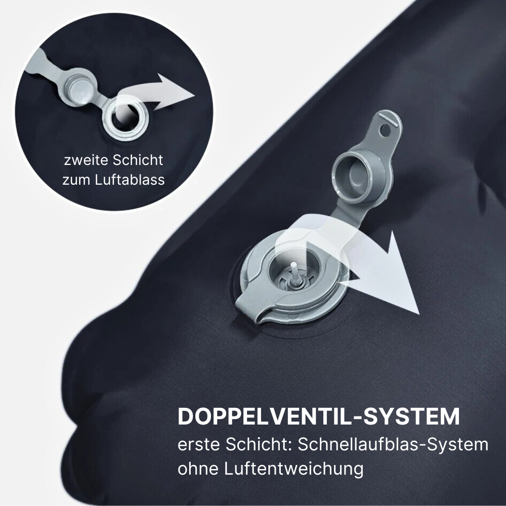 Ultraleichte Outdoor-Schlafmatte mit integrierter Luftpumpe - Komfortabel schlafen, überall und jederzeit